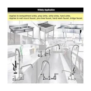 AGAHPAY Kit de instalación para montaje en pared grifo de