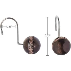 Creative Scents Dublin Ganchos para cortina de ducha