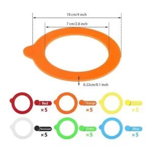 30 juntas de silicona para tarros de silicona