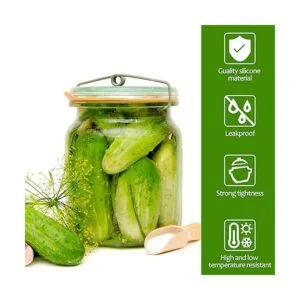 30 juntas de silicona para tarros de silicona