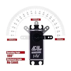 AGFRC Servo digital de dirección impermeable de 88.2 lbs_4