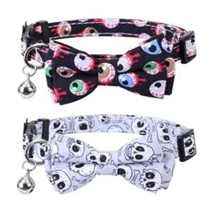Lamphyface 2 PackSet de collar de gato de Halloween con_1