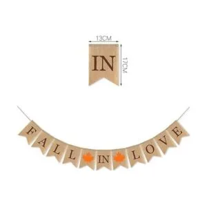 SWYOUN Bandera de arpillera con letrero de hoja de arce_3