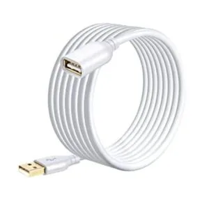 Costyle Cable de extensión USB de 15 pies color blanco_1
