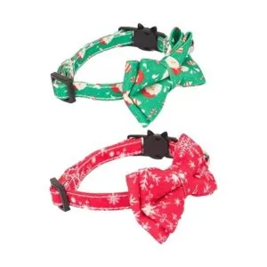 ADOGGYGO Collar de gato de Navidad con campana de_3