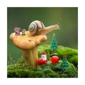22 piezas de adornos en miniatura de Navidad para jardín