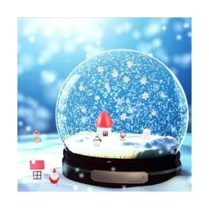 22 piezas de adornos en miniatura de Navidad para jardín