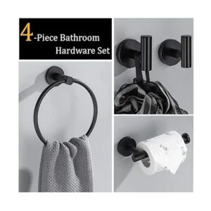 Lairuier Juego de accesorios de baño acero inoxidable