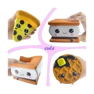 ASMFUOY Slow Rising 4 piezas Smore Squishies bonito_2