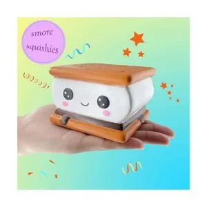 ASMFUOY Slow Rising 4 piezas Smore Squishies bonito_5