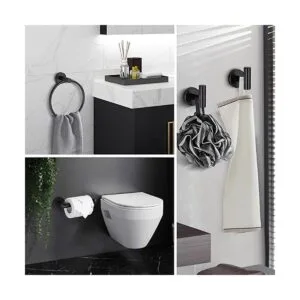 Lairuier Juego de accesorios de baño acero inoxidable