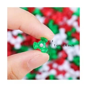 2000 cuentas de Navidad de tres formas de cuentas de_4