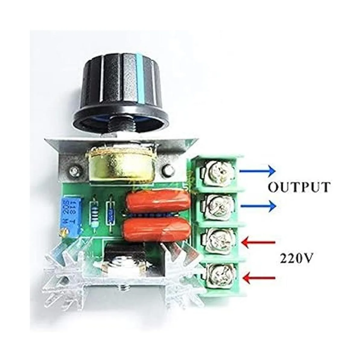 AC 50220V 2000W 25A controlador de velocidad del motor SCR_6