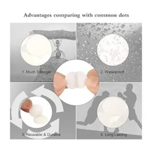 Hompie 1600 unidades 800 pares de juegos de 0.591 in de_3