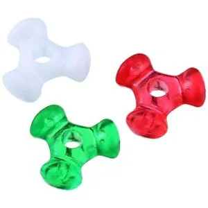 2000 cuentas de Navidad de tres formas de cuentas de_2