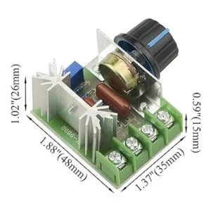 AC 50220V 2000W 25A controlador de velocidad del motor SCR_2