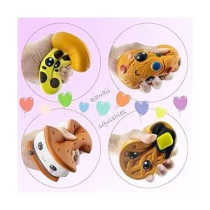 ASMFUOY Slow Rising 4 piezas Smore Squishies bonito_4