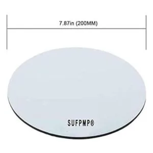 Alfombrilla de ratón redonda con diseño de flor de loto y_2