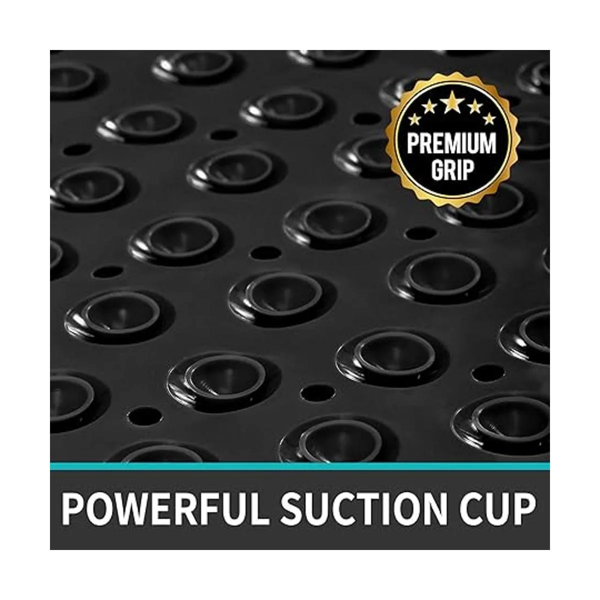 DEXI Tapete de bañera antideslizante para baño bañera con_2