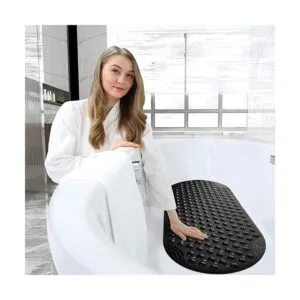 DEXI Tapete de bañera antideslizante para baño bañera con_6