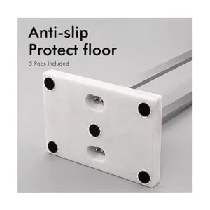 KES Toallero de pie de 2 niveles con base de mármol para_5