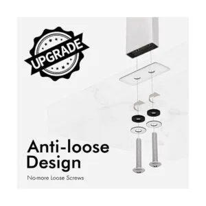 KES Toallero de pie de 2 niveles con base de mármol para_4