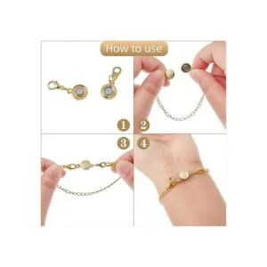 12 piezas de cierre magnético de joyería con cierre de