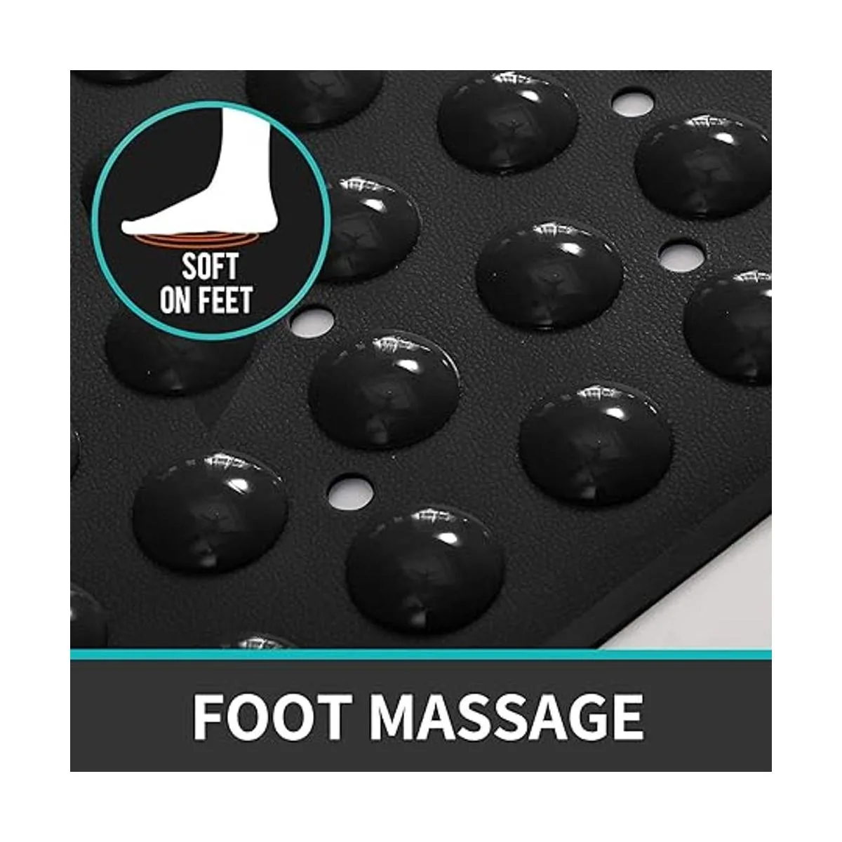 DEXI Tapete de bañera antideslizante para baño bañera con_4