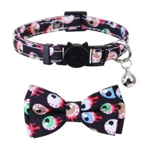 Lamphyface 2 PackSet de collar de gato de Halloween con_3