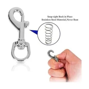 Borns Juego de 8 ganchos giratorios giratorios de 360