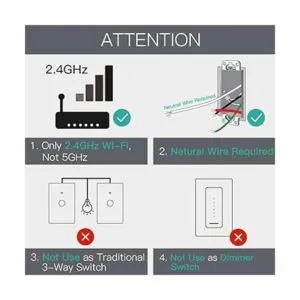 MoesGo Interruptor de luz inteligente con botón de pared_2