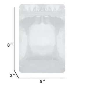 Bolsas de pie 5 x 8 pulgadas resistentes paquete de 100_2