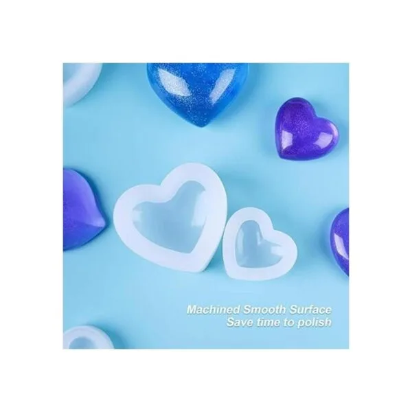 NiArt Epoxy Resina 3D Forma de corazón DIY Casting Craft