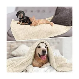 PetAmi Manta de forro polar impermeable para perros_6