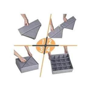 Paquete de 3 organizadores para separar la ropa interior y