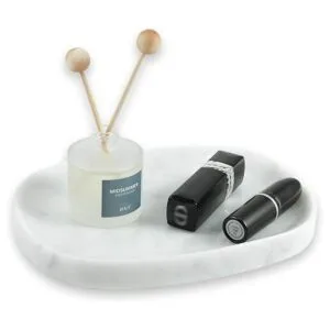JIMEI Bandeja decorativa de mármol para tocador_1