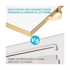 Pizarra blanca pequeña de borrado en seco marco de_5