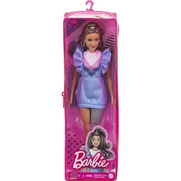 Barbie Fashionistas Muñeca 121 con pelo largo moreno y_6