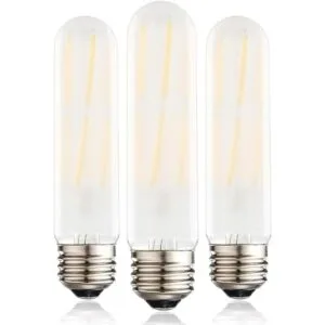 T10 Frosted LED Bulbs Warm White 2700KDimmable 6W LED_1