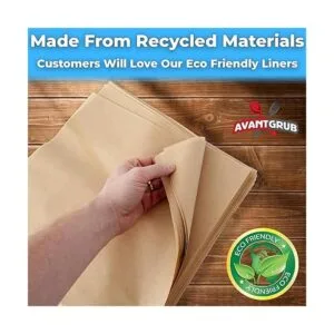 Paquete de 100 bolsas de papel kraft para envolver