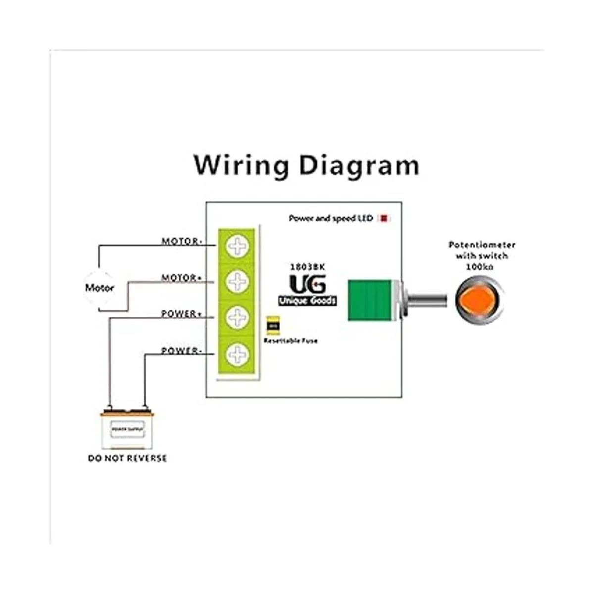 1.8v 3v 5v 6v 7.2v 12v 2A 30W bajo voltaje DC controlador