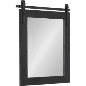 Kate and Laurel Cates Espejo de pared tipo granja 24 x_1