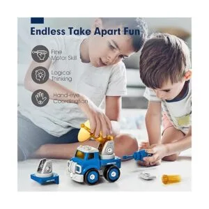 CubicFun Juguete de robotvehículo para desmontar 5 en 1_3