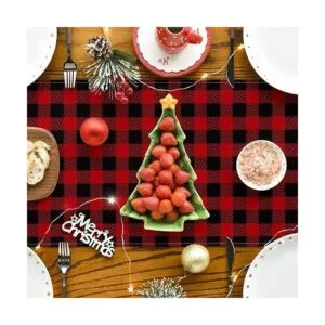 Artoid Mode Camino de mesa de nieve con diseño de búfalo_4