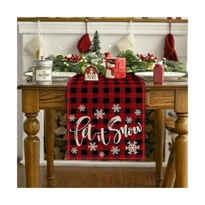 Artoid Mode Camino de mesa de nieve con diseño de búfalo_3