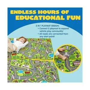 JOYIN Paquete de 2 alfombras de juegos para niños de 3