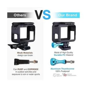 MiPremium Carcasa para GoPro Hero 7 6 y 5 color negro_2