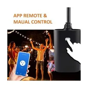 Enchufe inteligente para exteriores toma de luz WiFi de_4