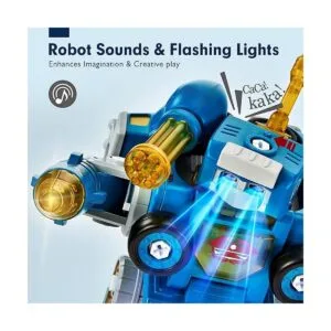 CubicFun Juguete de robotvehículo para desmontar 5 en 1_5