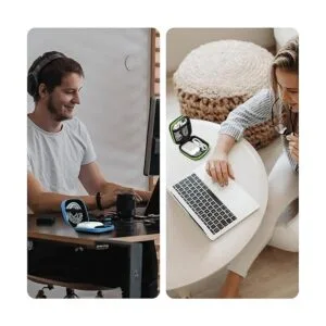 MOLOVA Paquete de 5 fundas cuadradas para auriculares de_6